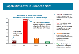 Capabilities level in European cities